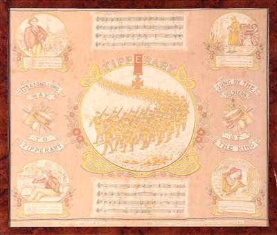 Lot 129 - Rare First World War Handkerchief (1914-1918)