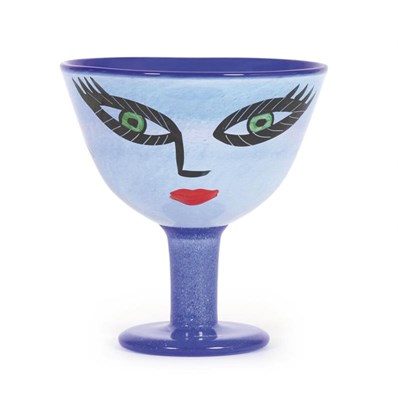 Lot 680 - Vrijgevormde glazen coupe