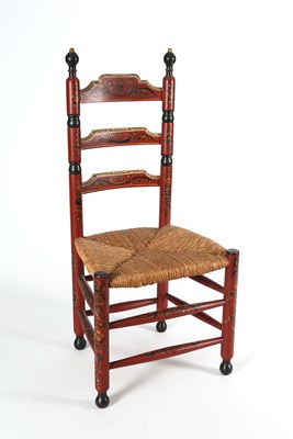 Lot 153 - Dutch ‘Hinderlopen’ painted Chair for Children
