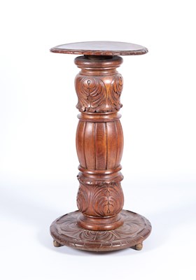 Lot 158 - Large oak column