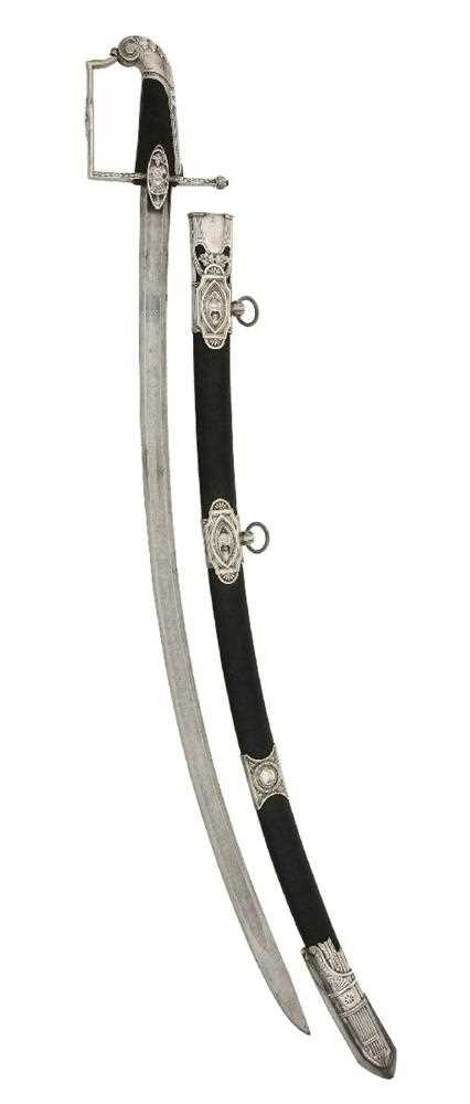 Lot 25 - An unique French Silver Deluxe Sabre by Nicolas Boutet, circa 1799