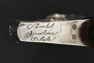 Lot 25 - An unique French Silver Deluxe Sabre by Nicolas Boutet, circa 1799