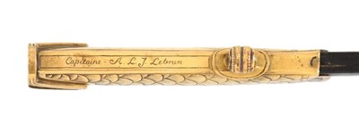 Lot 26 - A French Deluxe Officer's Sabre, by Nicolas Boutet, circa 1805