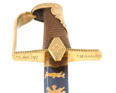 Lot 26 - A French Deluxe Officer's Sabre, by Nicolas Boutet, circa 1805