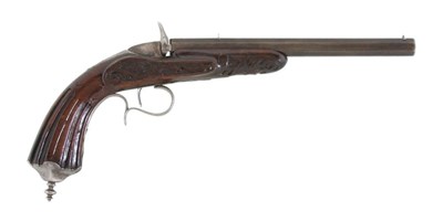 Lot 79 - A Belgian Percussion Salon Pistol, Liège, circa 1860