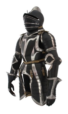 Lot 91 - A Black and White Three-Quarter Armour, Nuremberg, circa 1540/50