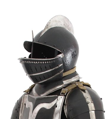 Lot 91 - A Black and White Three-Quarter Armour, Nuremberg, circa 1540/50