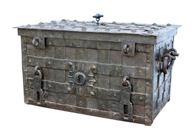 Lot 107 - A German Strong Box, circa 1650