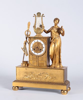 Lot 167 - A French Gilded Empire table/mantle clock pendulum
