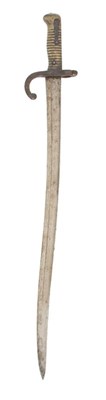 Lot 155 - A French Chassepot Cadett Bayonet or Sword Bayonet, M1866