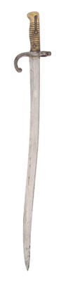 Lot 156 - A French Chassepot Cadett Bayonet or Sword Bayonet, M1866