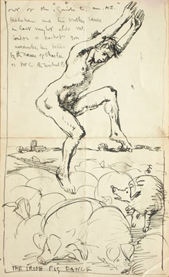 Lot 186 - Illustrated Letter by Sir William Orpen (KBE, RA, RHA)