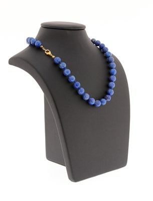 Lot 608 - Lapis Lazuli Necklace