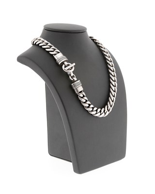 Lot 674 - Silver Link Chain Necklace
