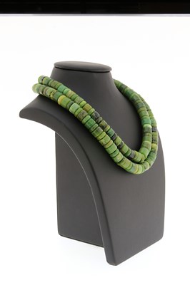 Lot 688 - 2-Strand Moss Agate Necklace
