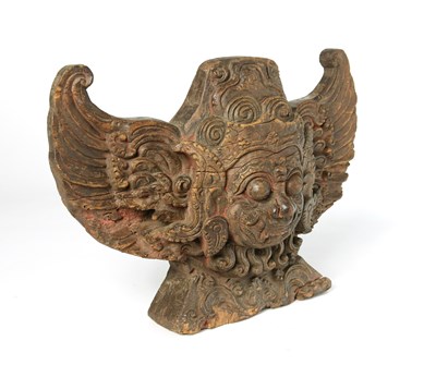 Lot 33 - Late 18th Century Wooden Carving of Barong