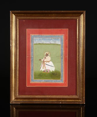Lot 68 - Indian Painting of Raja Udai Singh Rathore (1583-1595)