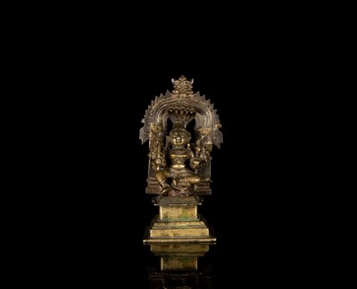 Lot 15 - A Bronze Figure of the Goddess Durga