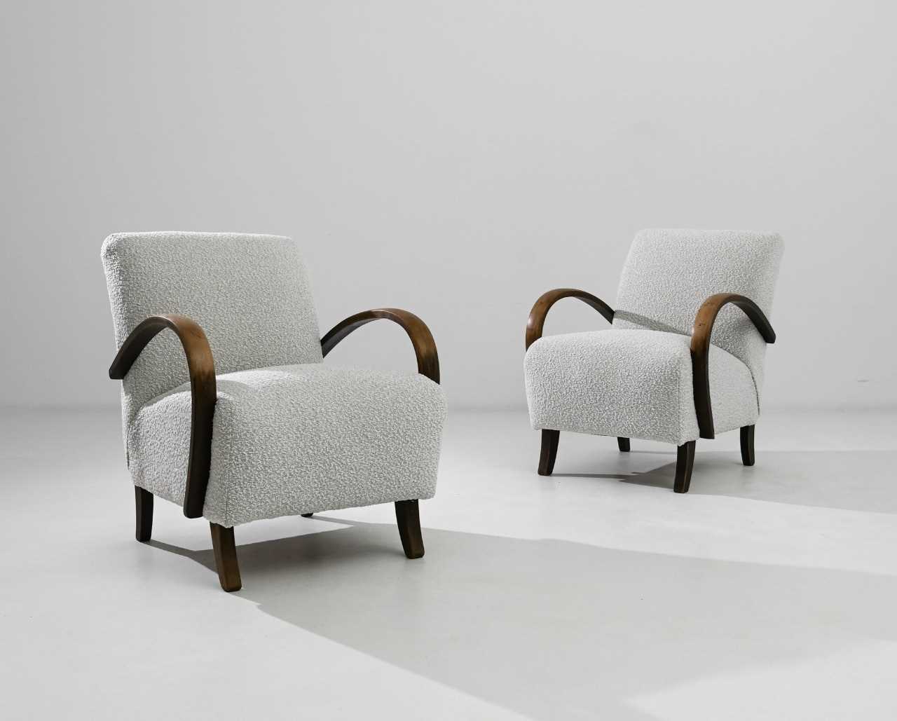 Lot 709 - A Pair of Lounge Chairs, by Jindrich HALABALA (1903-1978)