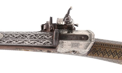 Lot 120 - A Rare Ottoman Miquelet Rifle
