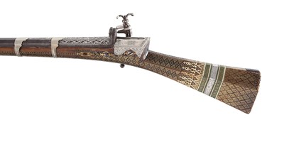 Lot 120 - A Rare Ottoman Miquelet Rifle