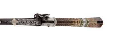 Lot 120 - A Rare Ottoman Miquelet Rifle