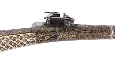 Lot 120 - A Rare Ottoman Miquelet Rifle