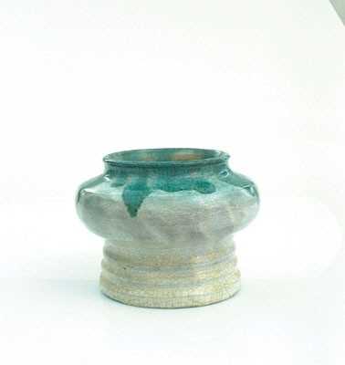 Lot 7187 - Brede gedraaide vaas met hoge buik