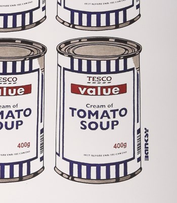 Lot 20 - Banksy (1974) - Tesco Soup Cans.