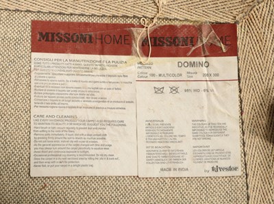 Lot 30 - Missoni "Domino" Carpet, for Roche Bobois