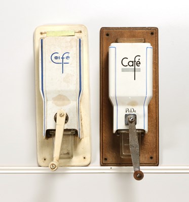Lot 22 - Seven Wall Mounted Coffee Grinders