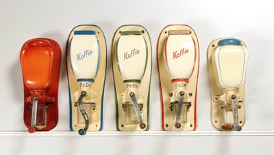 Lot 27 - Five Wall Mounted Coffee Grinders