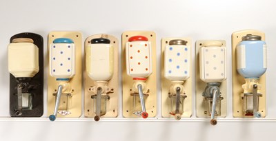 Lot 86 - Fourteen Wall Mounted Coffee Grinders