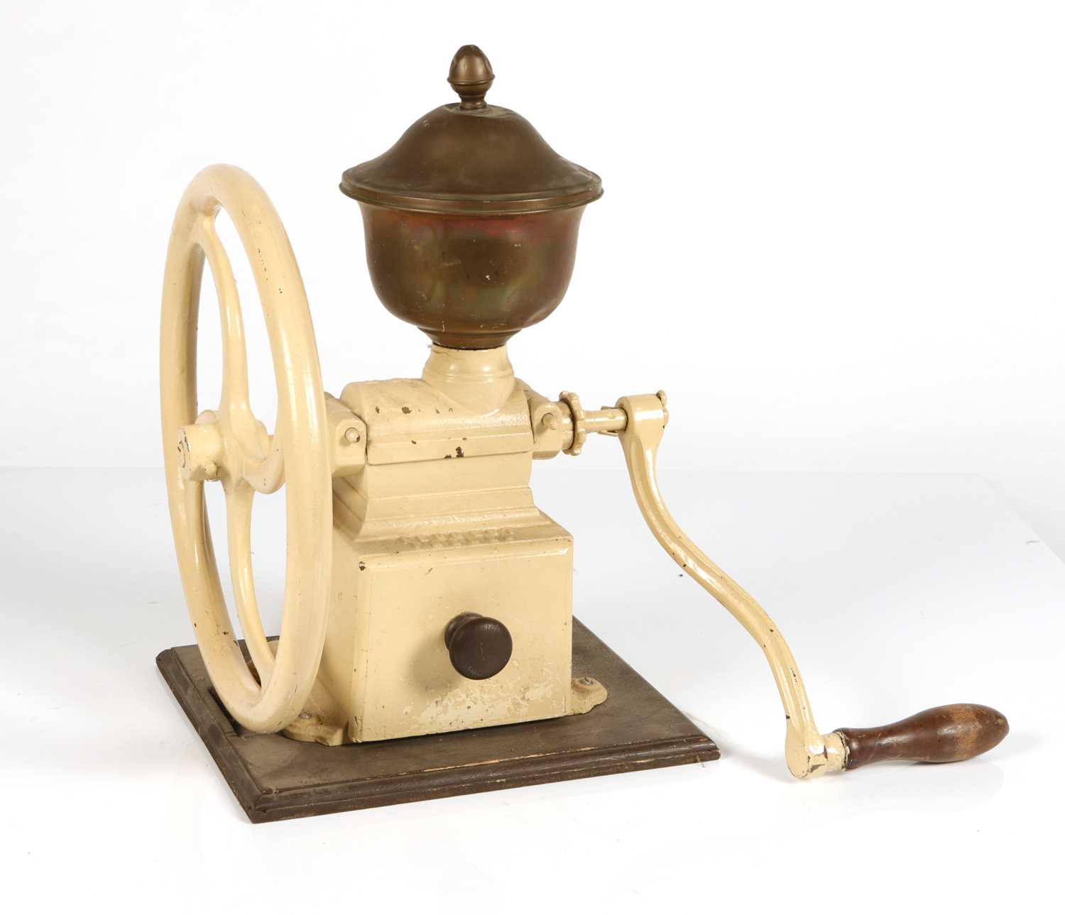 Lot 235 - Large Cast Iron Peugeot Fréres C2 Coffee Grinder