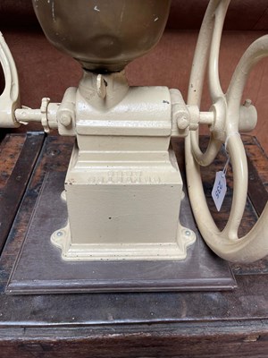 Lot 235 - Large Cast Iron Peugeot Fréres C2 Coffee Grinder