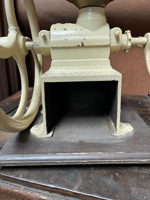 Lot 235 - Large Cast Iron Peugeot Fréres C2 Coffee Grinder