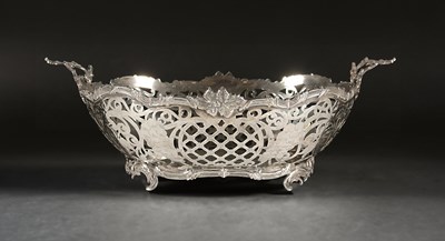 Lot 730 - Zilveren Fruitmand in Louis XV stijl, Den Haag, 1943
