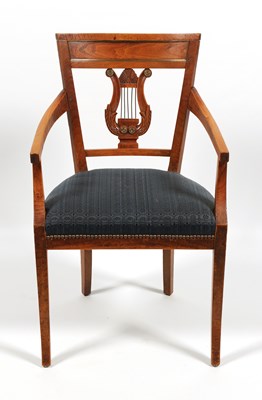 Lot 149 - Vijf 19-eeuwse Eetkamerstoelen.