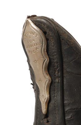 Lot 511 - Antique horse harness, consisting of a leather horse harness with hames, bridle, breaching and saddle