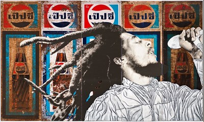 Lot 10 - Pakpoom SILAPHAN (British artist, born Thailand 1972)