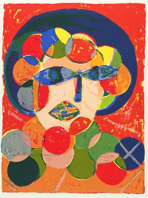 Lot 335 - Meertje Kaal (1930-2016) - Beatrix Koningin der Nederlanden II 1995 (Zeefdruk)