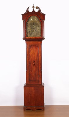 Lot 1129 - Giles Bennet Malmsbury - Mahogany Longcase Clock 18th Century