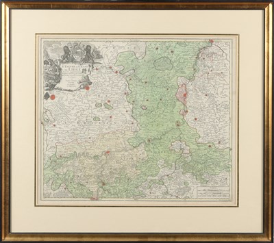 Lot 134 - Tobie Conrad Lotter - L'Eveche et L'Etat de Liege (...) circa 1755