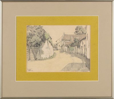 Lot 156 - A.W.Nieuwenhuyzen - Straatje in Thorn 1939