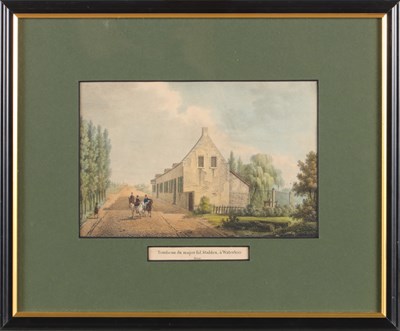Lot 117 - Marcelline JOBARD (1792 - 1861) - Aquarel Tombeau du major Ed. Stables, à Waterloo.