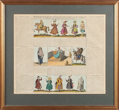 Lot 117 - Copper engraving - Description des Habits des Persans.... 1719