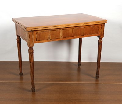 Lot 10e - Uitklapbare kaarttafel ca. 1900