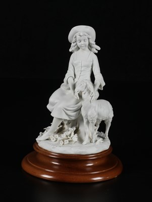 Lot 6 - ITALIAN BISQUE PORCELAIN FIGURE