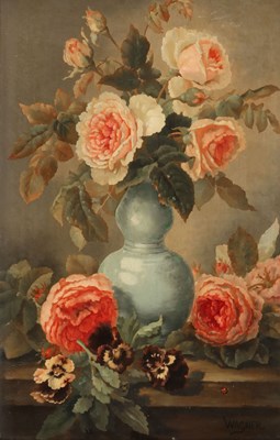 Lot 464 - WAGNER - Bloemstilleven