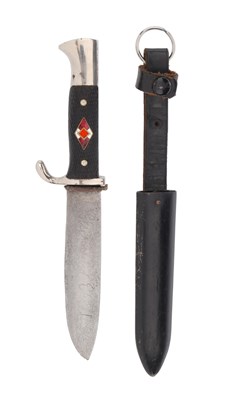 Lot 134 - EARLY HITLER YOUTH KNIFE WITH MOTTO